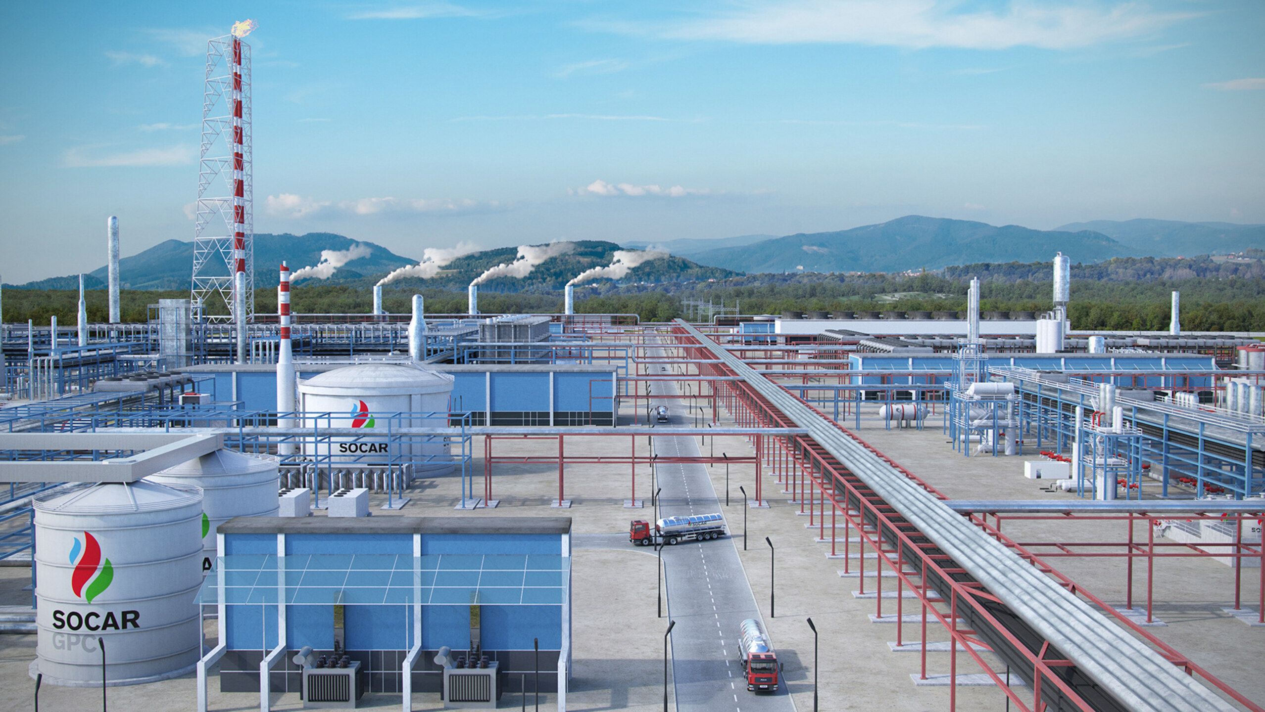Industrial production and logistics site